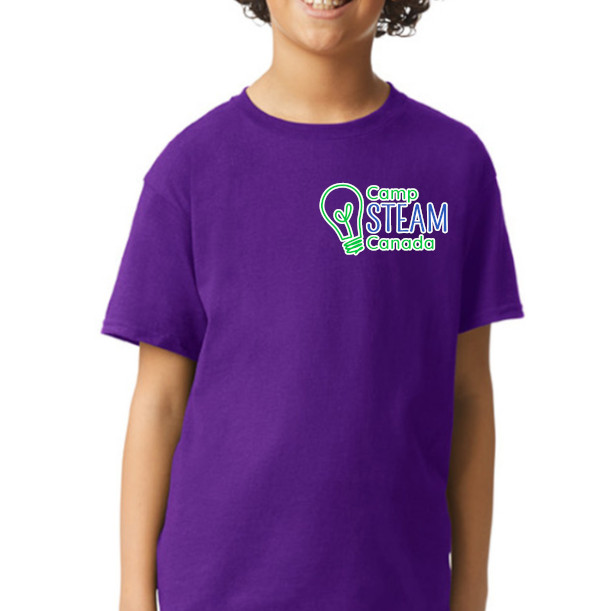 Camp STEAM Purple T-Shirt
